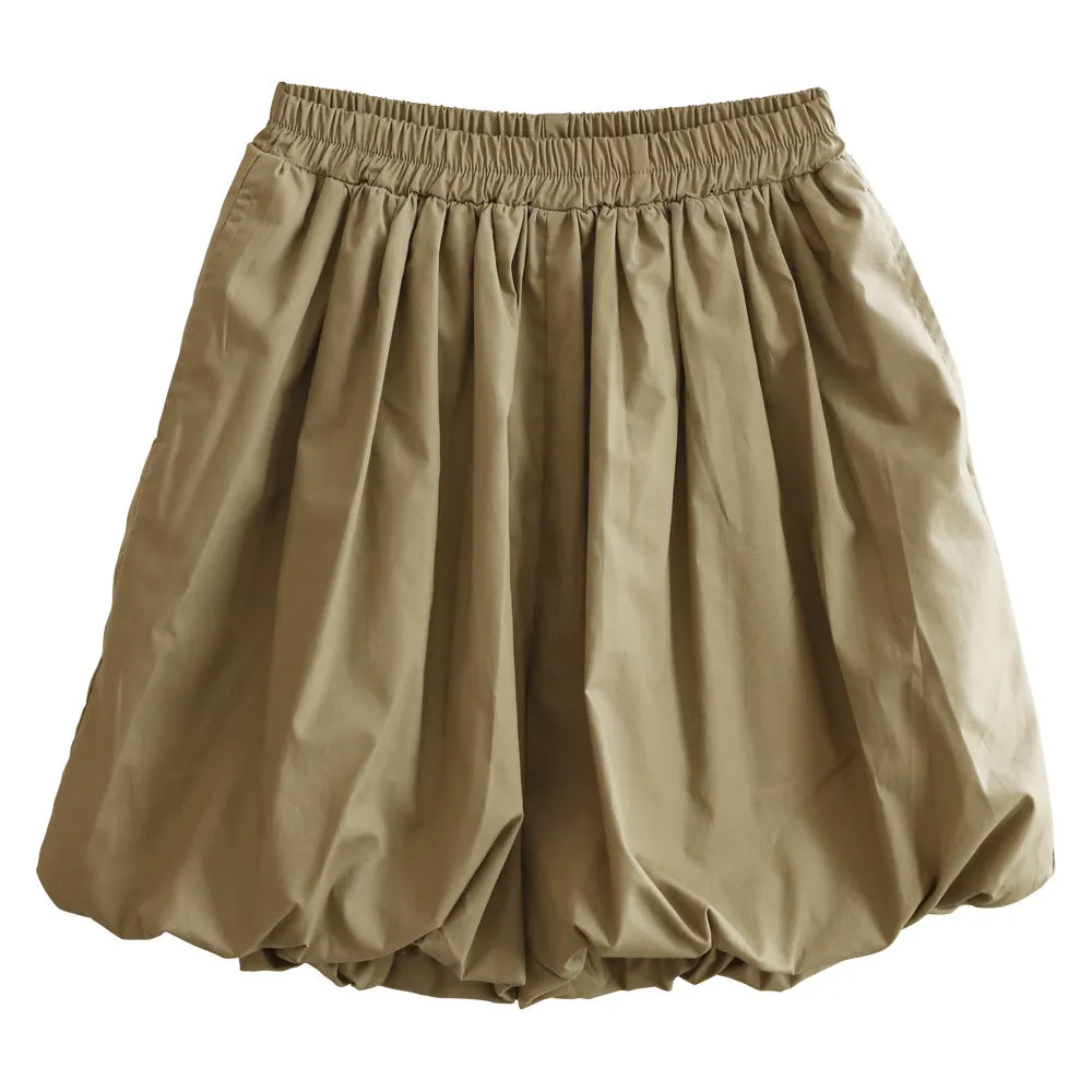 日式 卡其色灯笼短裤/ 背心 Jessey Lantern Short/ Asymmetrical Neck Top