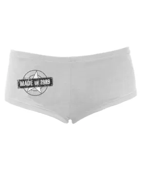 30th Birthday Gift Made in 1989 Women's Boyshorts by TooLoud