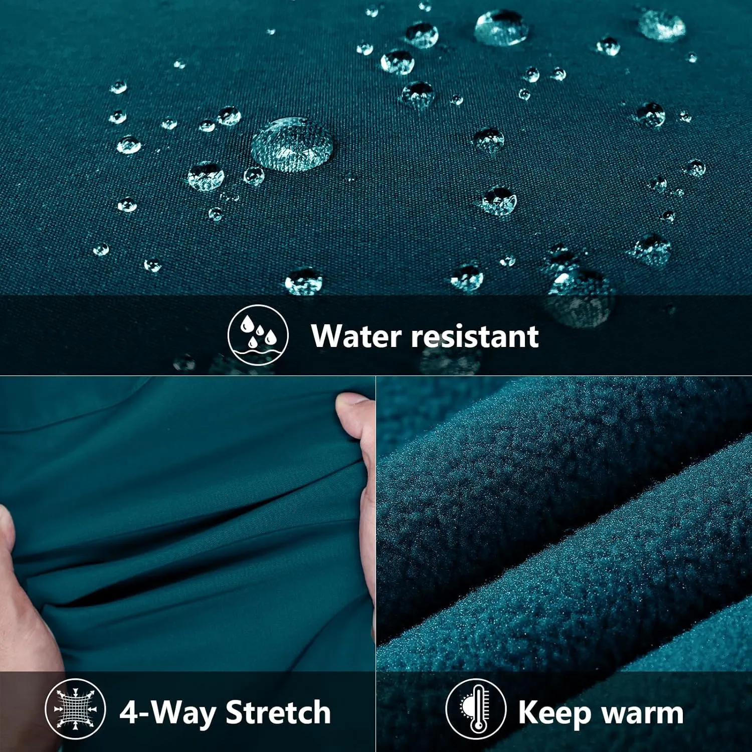 33,000ft Women's Running Vest Fleece Lined Zip Up Windproof Lightweight Softshell Vests Outerwear for Golf Hiking Sports