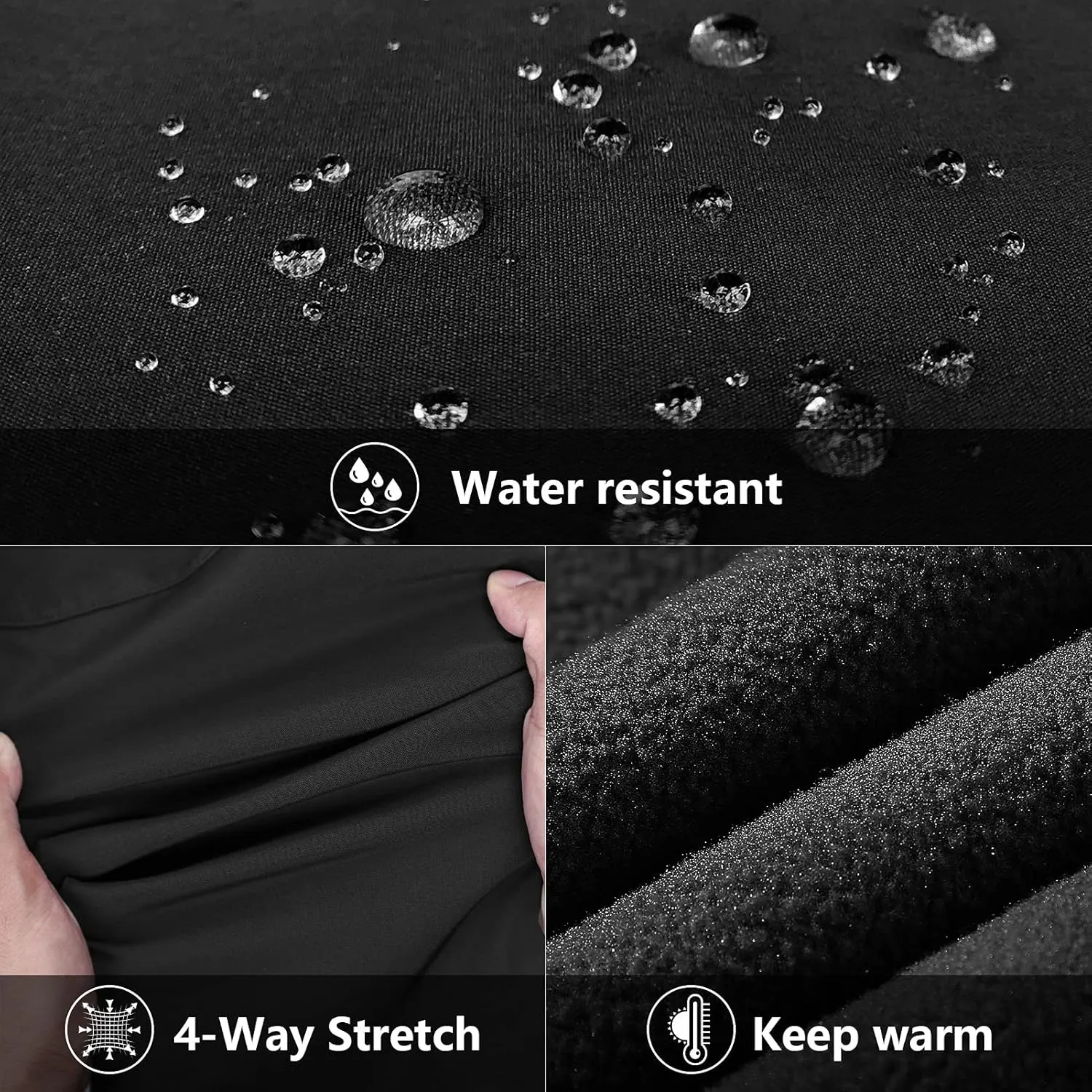 33,000ft Women's Running Vest Fleece Lined Zip Up Windproof Lightweight Softshell Vests Outerwear for Golf Hiking Sports