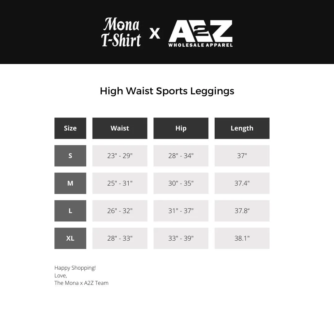 A2Z High Waist Sports Leggings