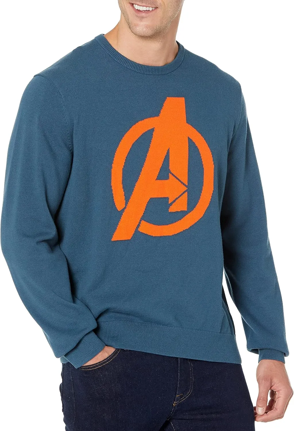 Amazon Essentials Disney | Marvel | Star Wars Men's Crew Sweaters