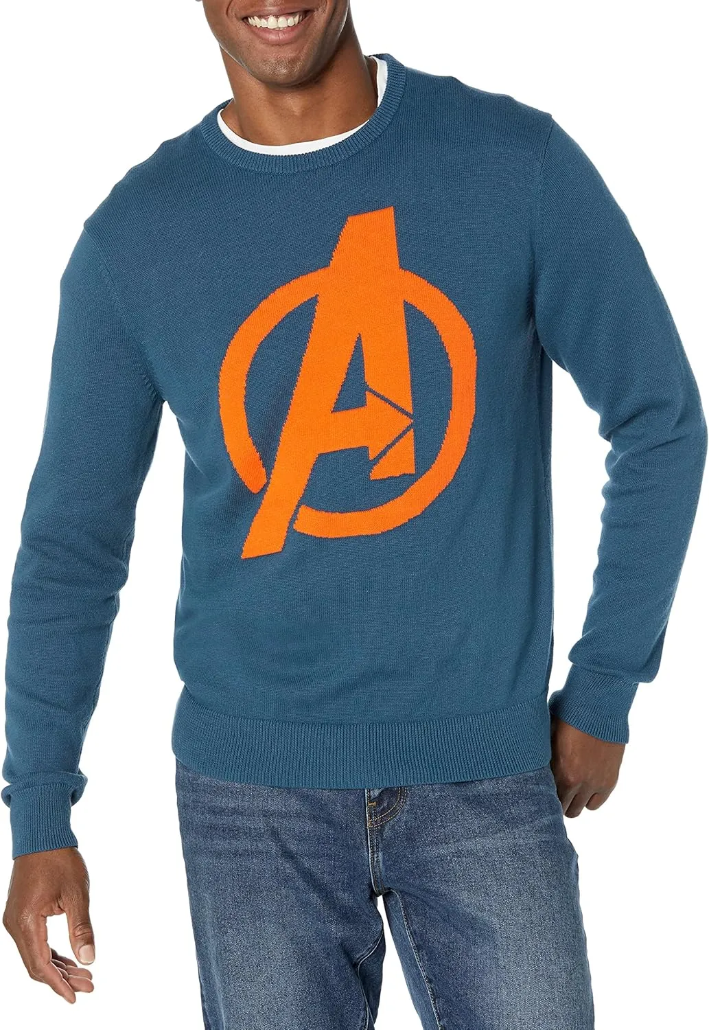 Amazon Essentials Disney | Marvel | Star Wars Men's Crew Sweaters