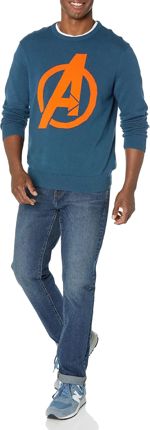 Amazon Essentials Disney | Marvel | Star Wars Men's Crew Sweaters