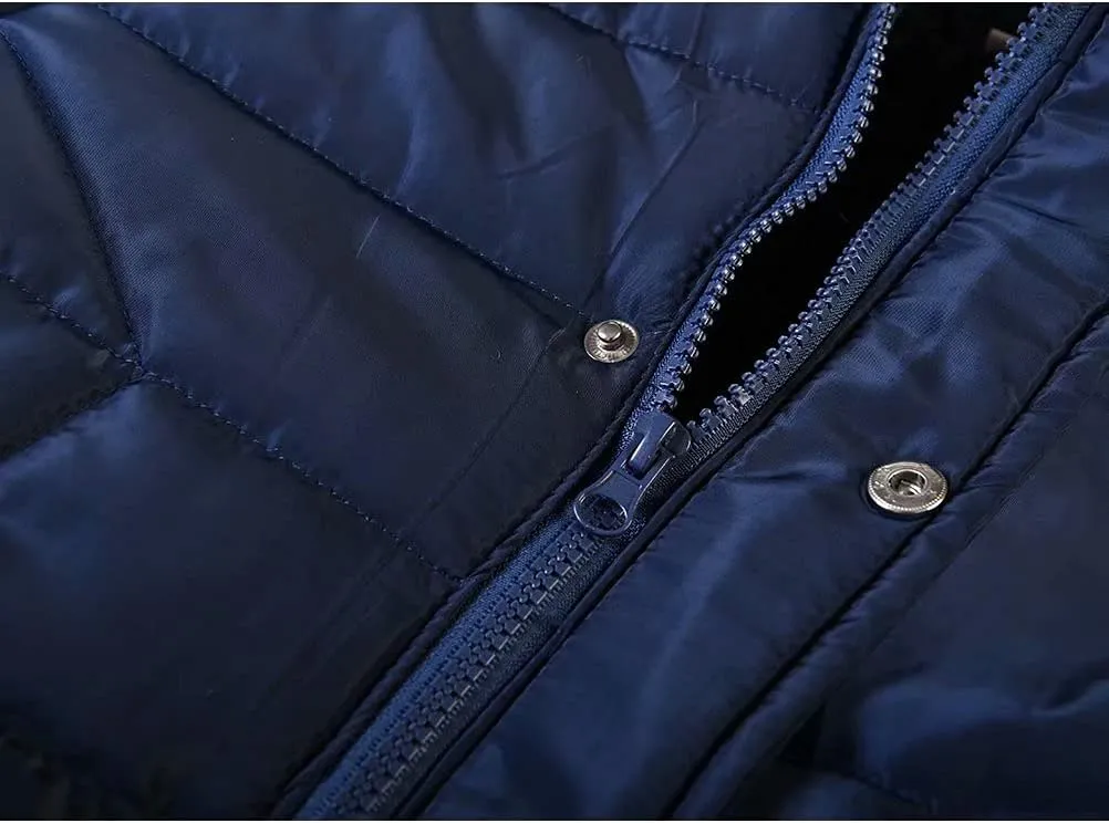 AMIYAN Toddler Boys Girls Down Jacket Hooded Thickened Warm Winter Coat Outerwear 1-6Years