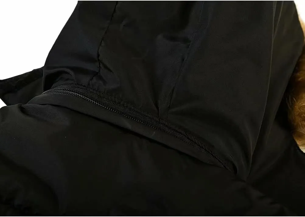 AMIYAN Toddler Boys Girls Down Jacket Hooded Thickened Warm Winter Coat Outerwear 1-6Years