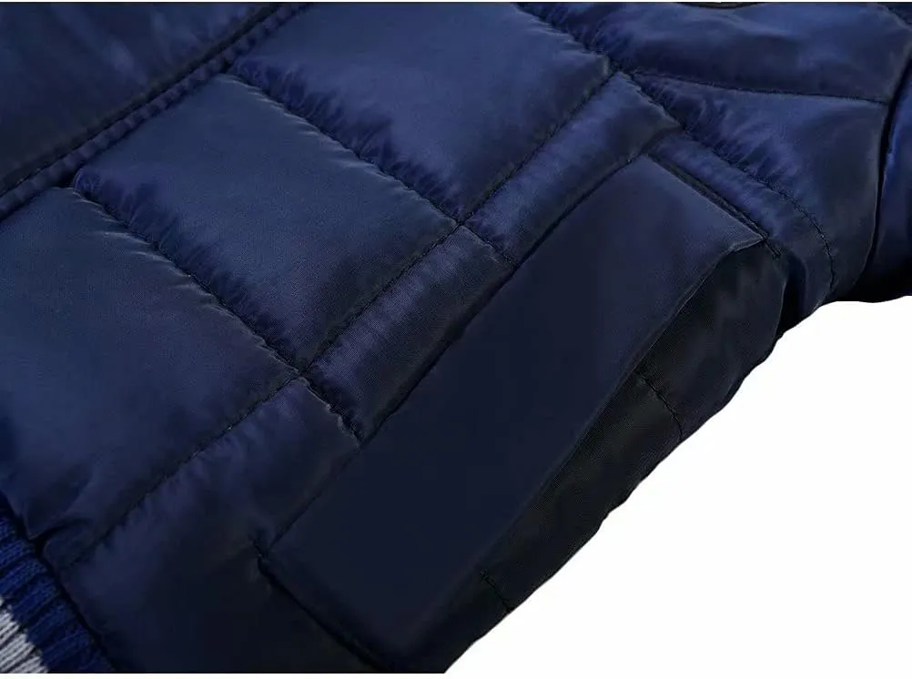 AMIYAN Toddler Boys Girls Down Jacket Hooded Thickened Warm Winter Coat Outerwear 1-6Years