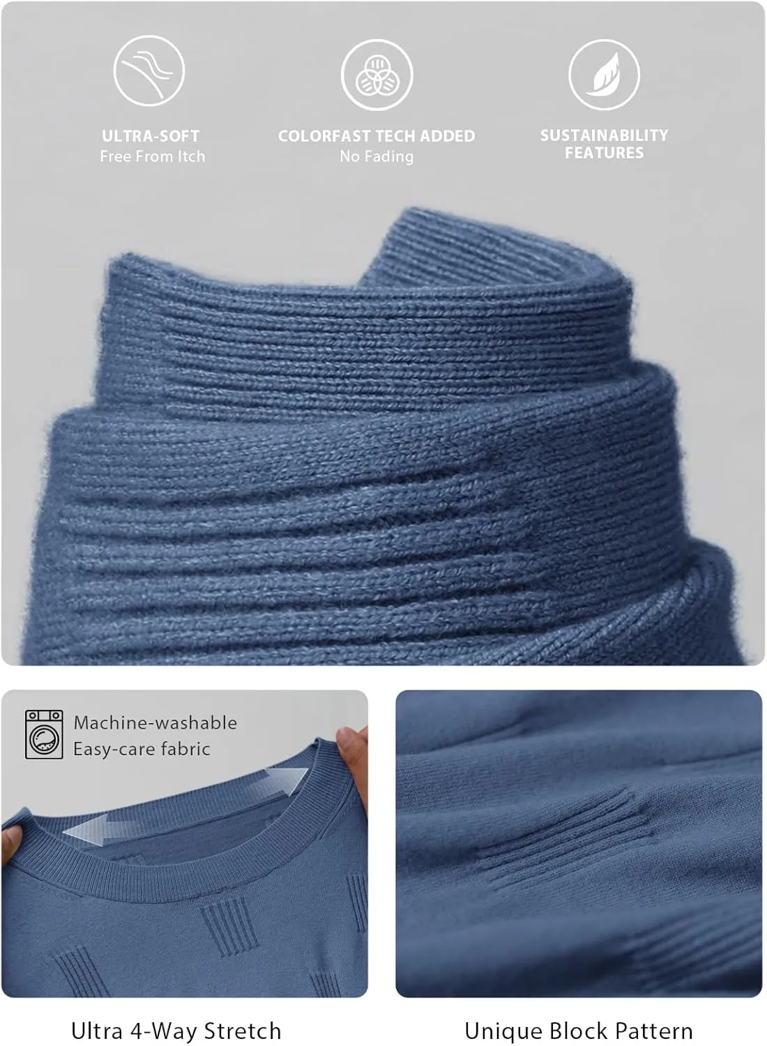 ATHMILE Womens Sweaters Knit Long Sleeve Pullover Tops Trendy Dressy Business Casual Winter Clothes Outfit Fashion 2025