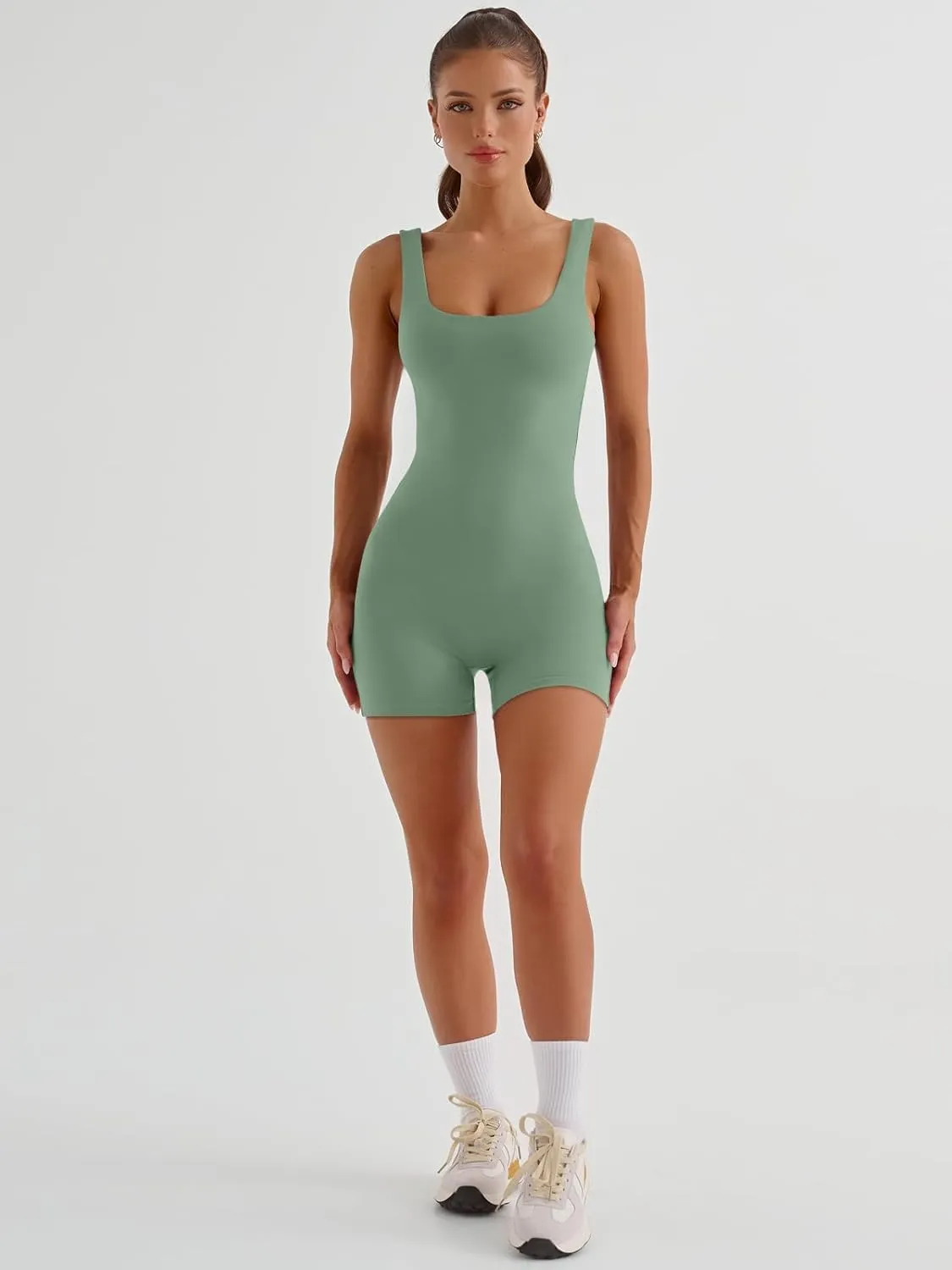 AUTOMET Womens Jumpsuits Shorts Rompers Workout One Piece Bodysuits Jumpers Yoga Summer Fashion Vacation Outfits Clothes 2025