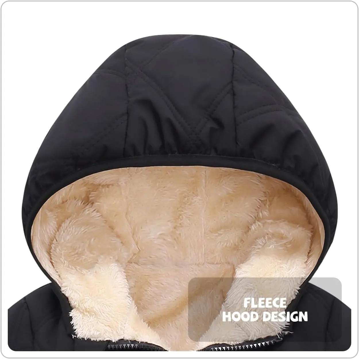 Baby Boy Winter Fleece Coat Toddler Puffer Jacket Infant Girl Outerwear Clothes