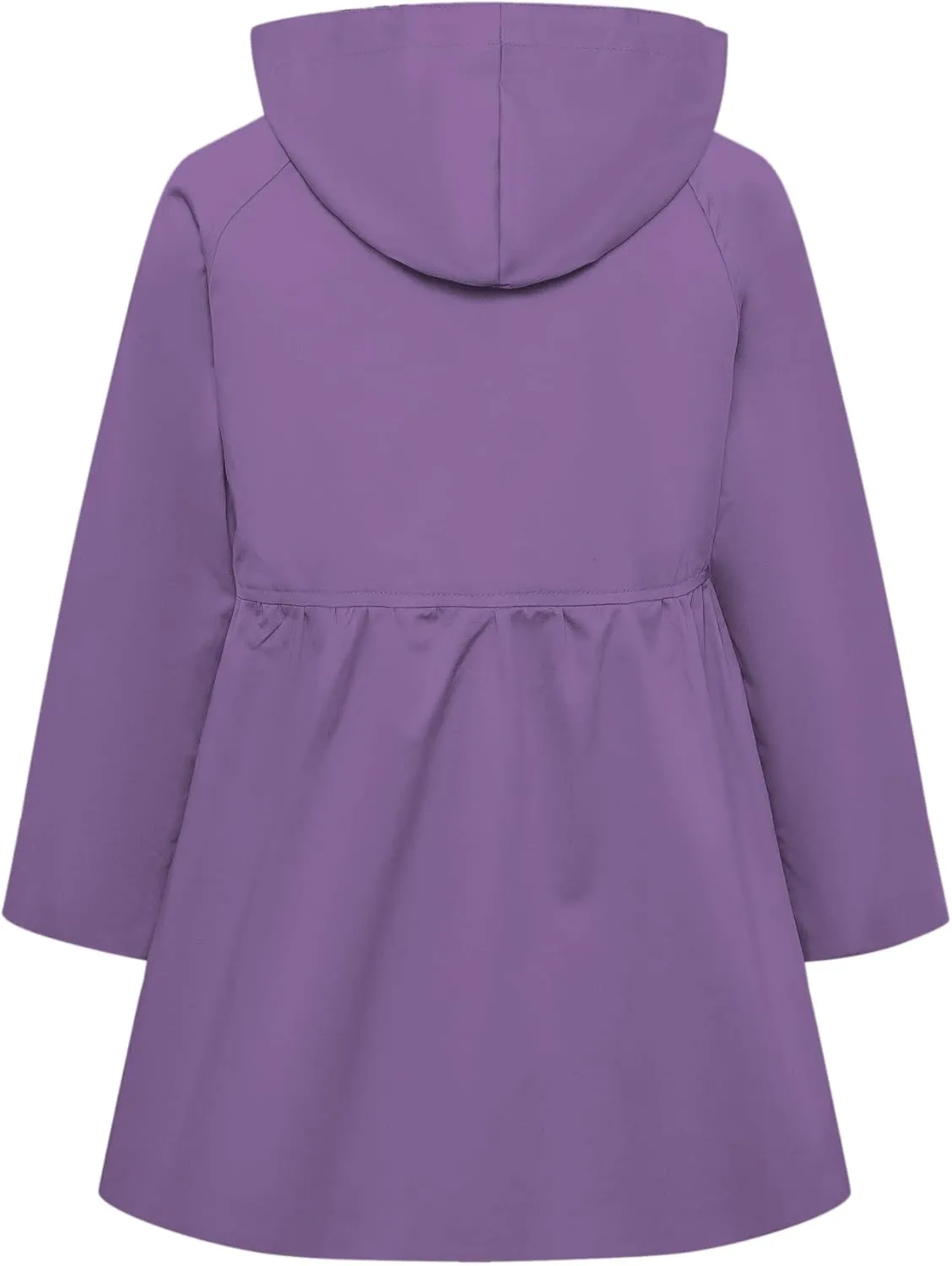 Betusline Girl's Single Breasted Trench Coat Dress Coat Outerwear, 2-14 Years