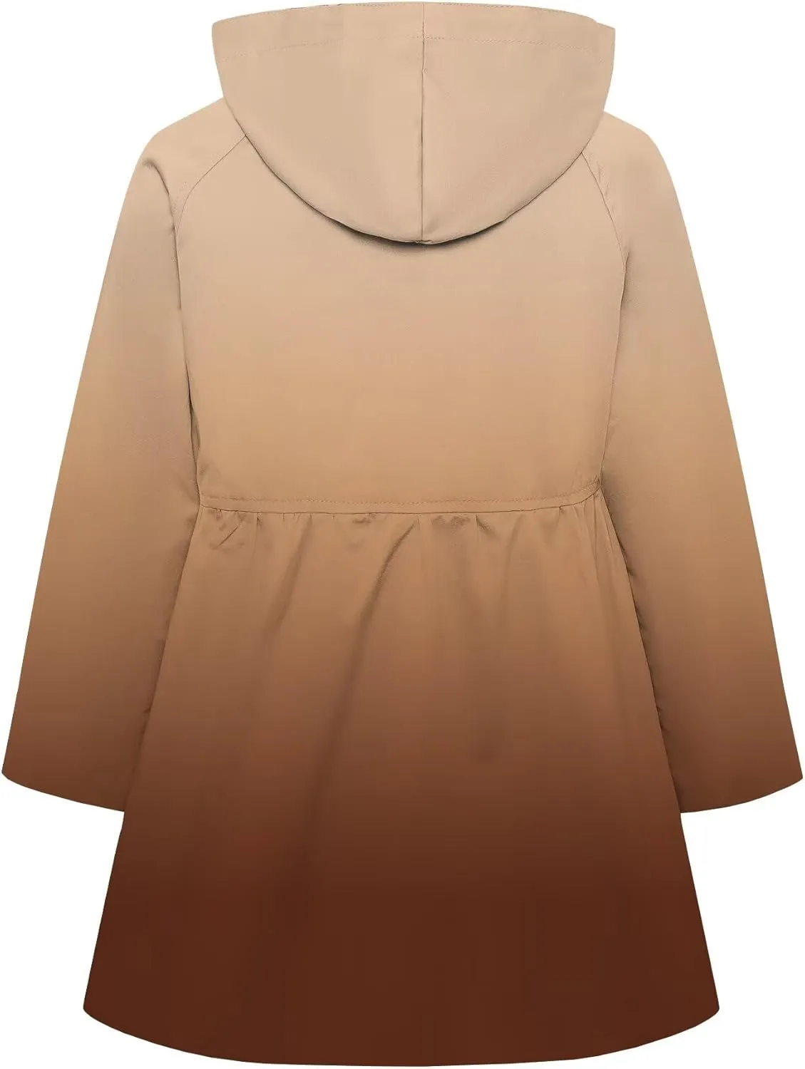 Betusline Girl's Single Breasted Trench Coat Dress Coat Outerwear, 2-14 Years