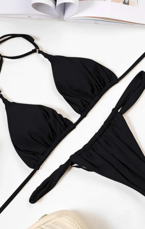 Black 2 Piece Bikini Set