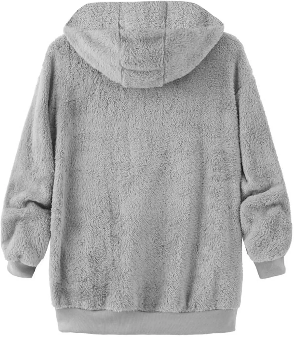 Cbcbtwo Fuzzy Fleece Jacket for Women 2025 Plus Size Warm Winter Coats Fluffy Sherpa Hoodie Zip up Casual Cardigan Outerwear