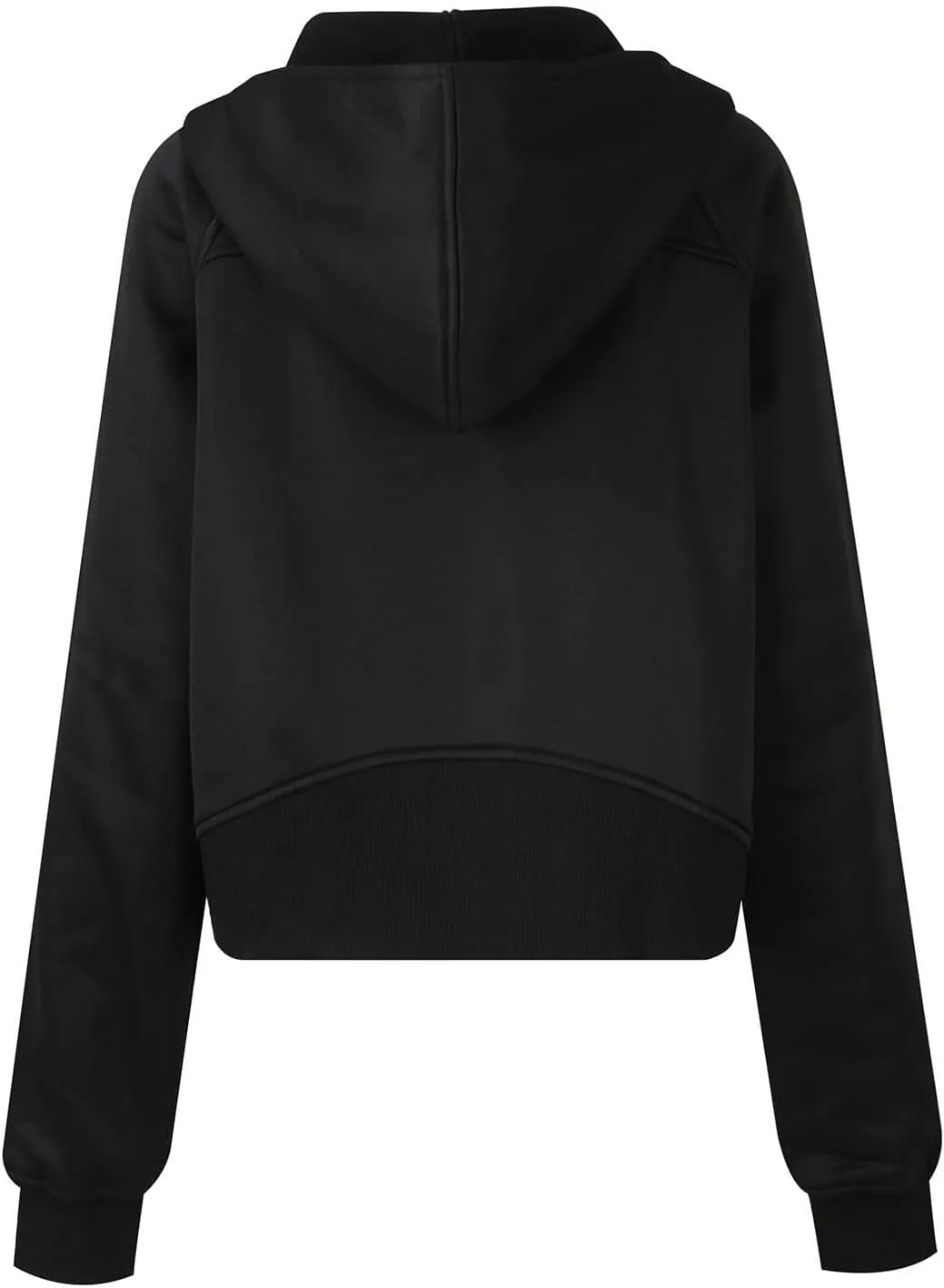 Ceboyel Women Full Zip Up Cropped Hoodie Oversized Sweatshirt Trendy Y2K Fleece Jackets Fall Winter Outfits Clothes 2023