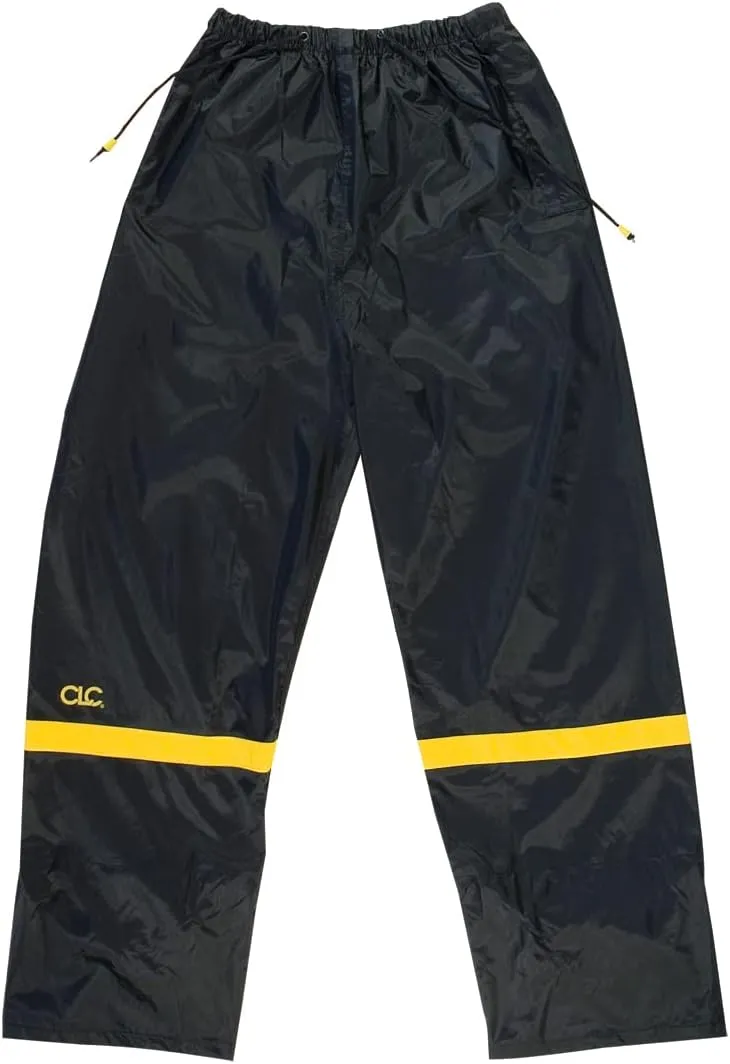 CLC Custom Leathercraft Rain Wear R103M Black Nylon 3-Piece Rain Suit, Medium
