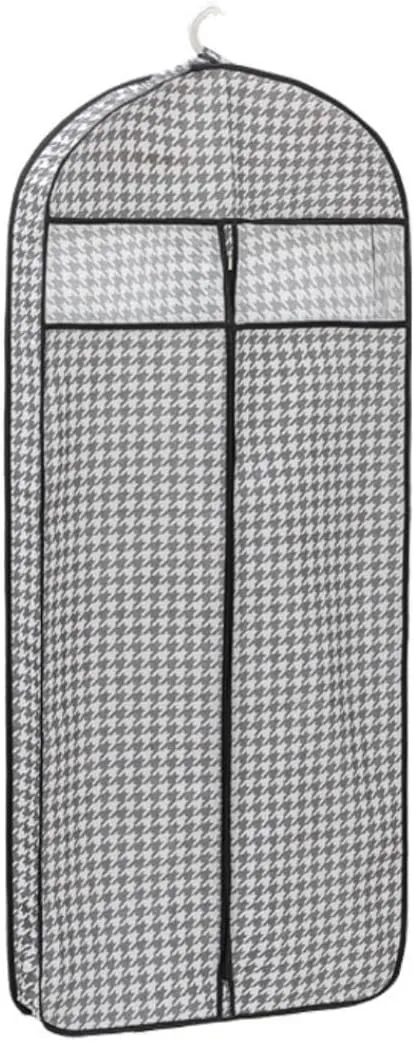 Clothes Cover 5 Pack Hanging Travel Bag for Clothes Garment Bag with Clear Window Suit Bag Suit Bags (Size : 88 * 58 * 9cm)