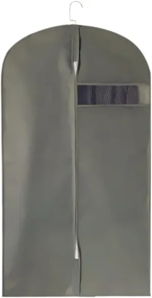 Clothes Cover 5 Pack Non-Woven Garment Bag for Travel Suit Bag Foldable for Hanging Clothes Suit Bags (Color : C, Size : 60 * 125cm)