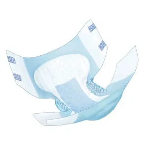 Covidien Wings Adult Quilted Briefs: Large, 45"- 58", 72 Count Blue