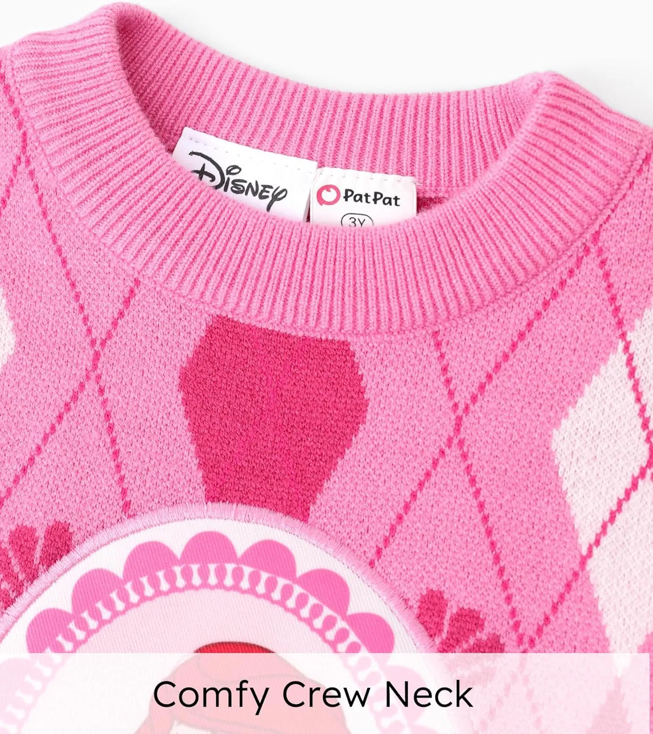 Disney Frozen Elsa Anna Princess Toddler Girl Christmas Sweater: Long Sleeve Crew Neck Knit Pullover Jumper 2-6 Years