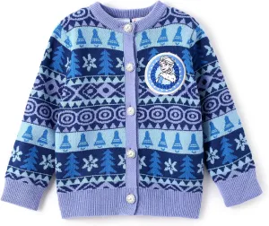 Disney Frozen Elsa Anna Princess Toddler Girl Christmas Sweater: Long Sleeve Crew Neck Knit Pullover Jumper 2-6 Years