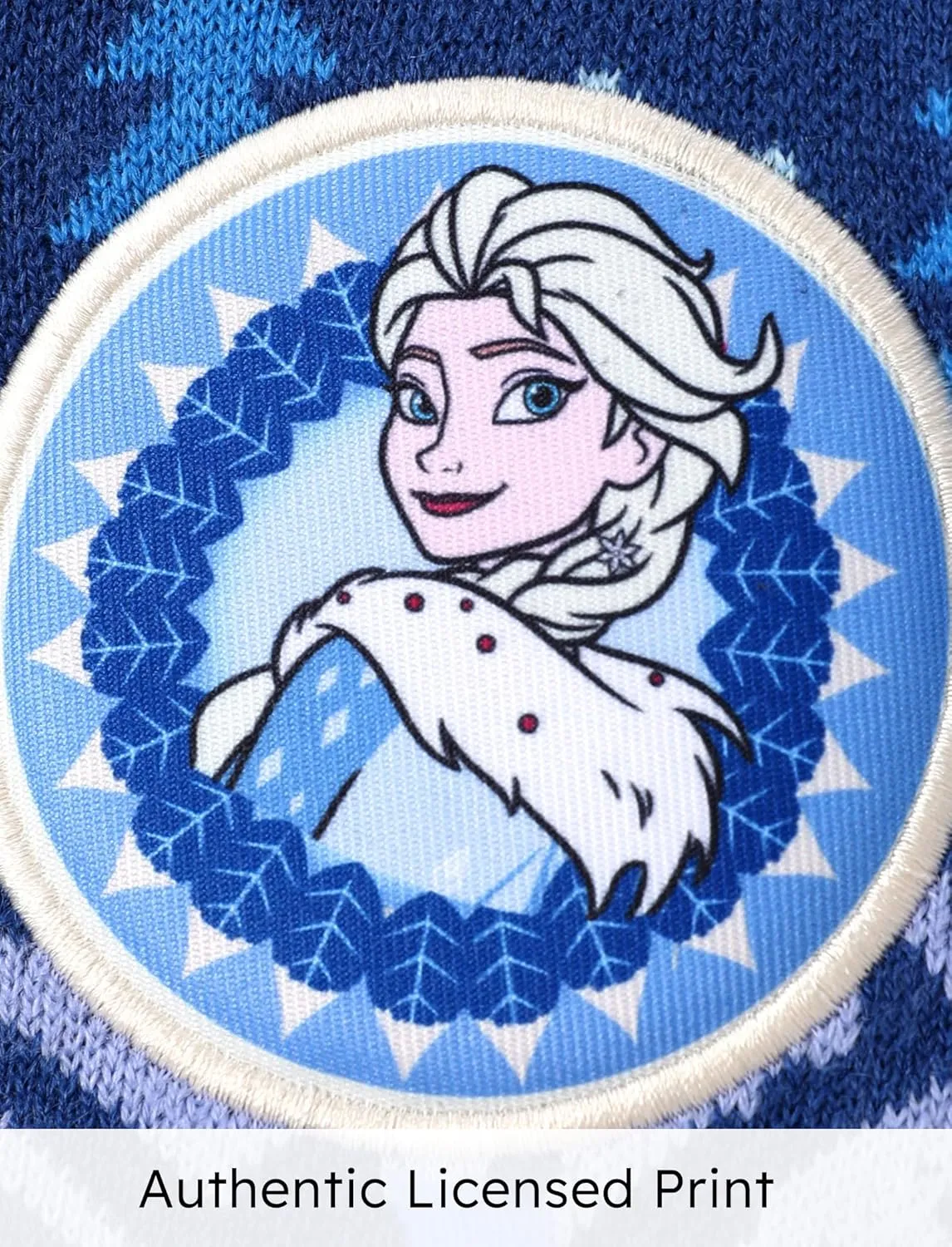 Disney Frozen Elsa Anna Princess Toddler Girl Christmas Sweater: Long Sleeve Crew Neck Knit Pullover Jumper 2-6 Years