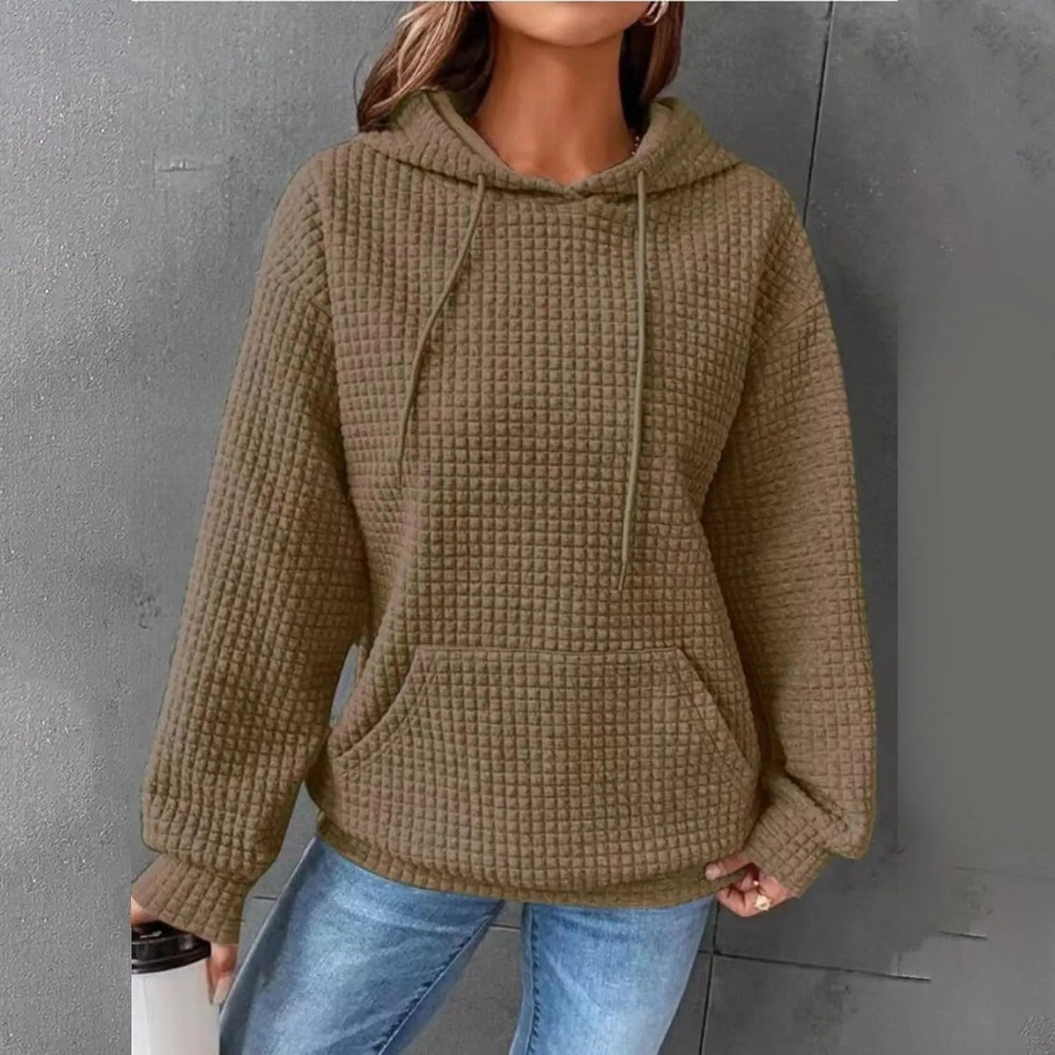 Fall Hoodies for Women,2023 Trendy Lightweight Cable Knit Oversized Sweatshirt,Casual Long Sleeve Pullover Tops