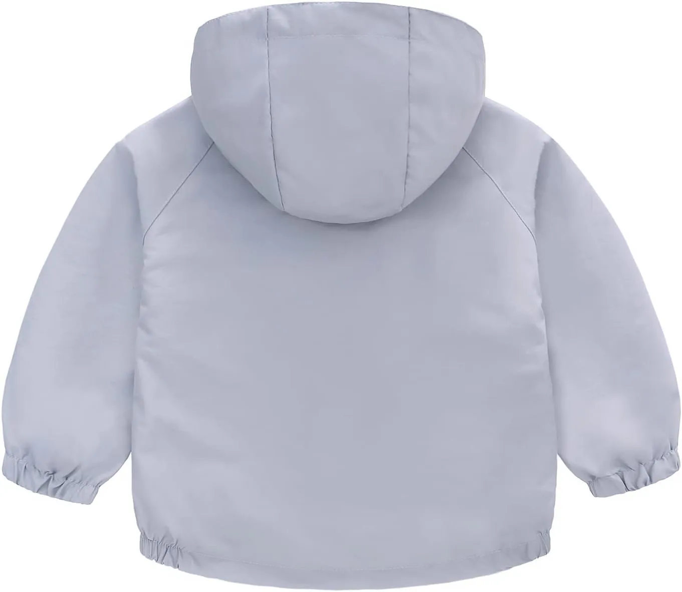 famuka Toddlers Windbreaker Jacket Little Boy Hooded Coat Casual Outerwear
