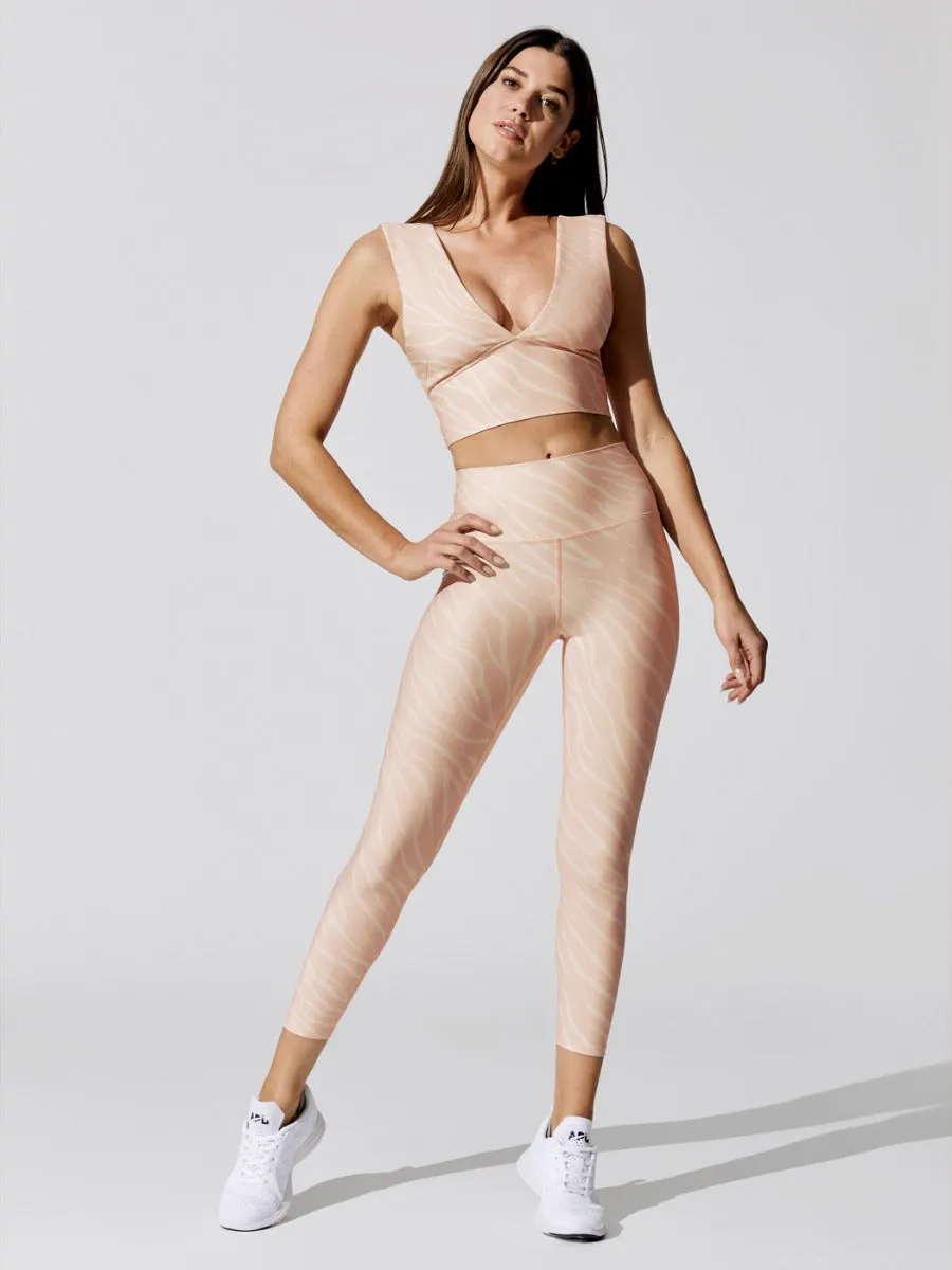 Fierce & Flexible: Striped Animal Print Yoga Set