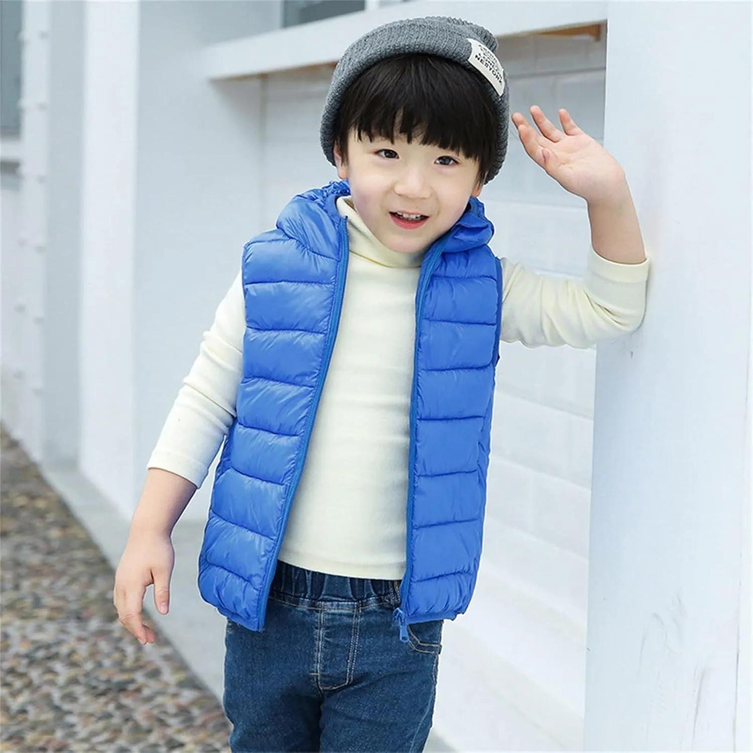 Girls Toddler Boys Cartoon Print Zip Jacket Hooded Trench Lightweight Kids Coats Windbreaker Outdoor Cute Dust