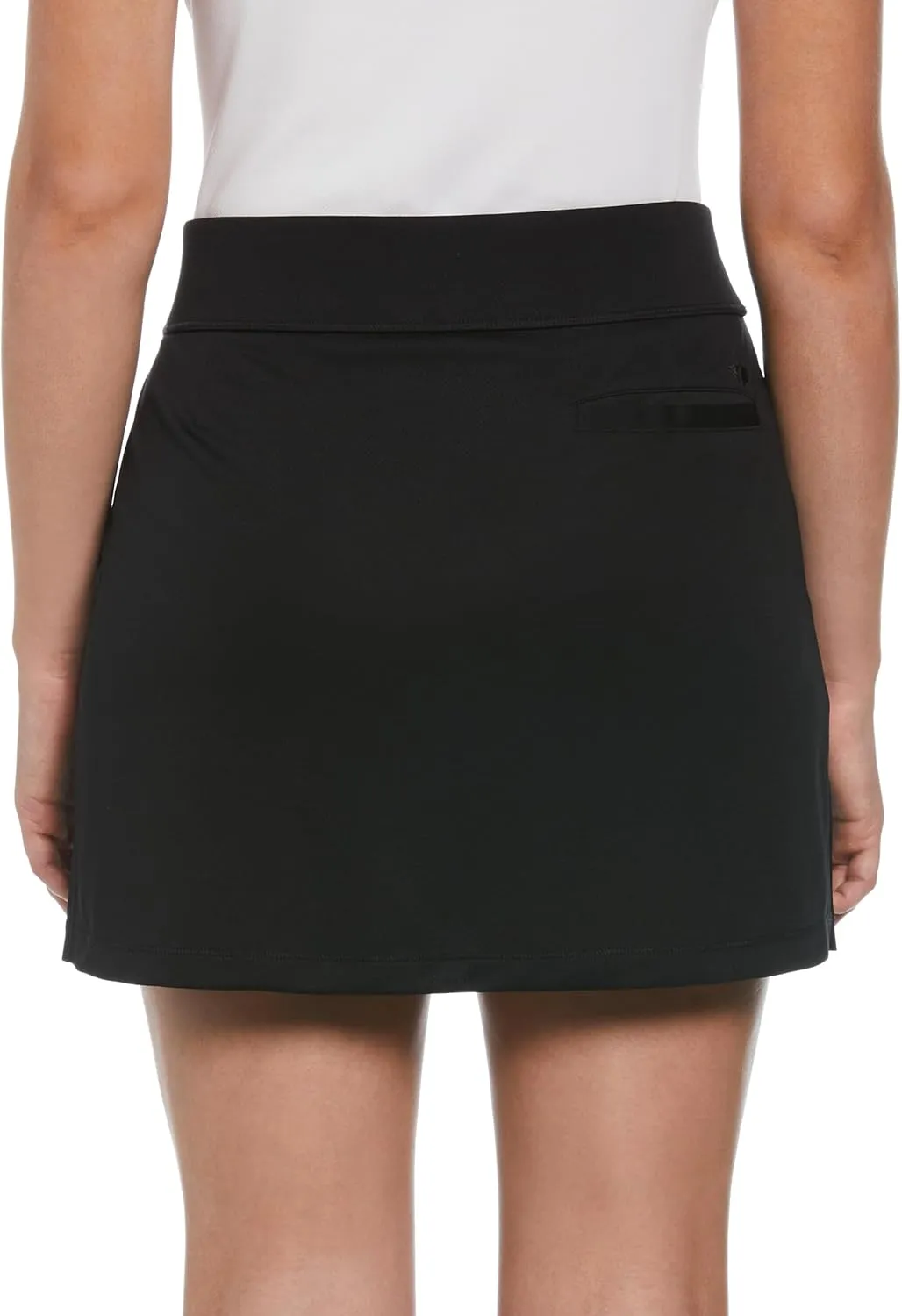 Grand Slam Women's 16" Solid Knit Golf Skort, with Tummy Control, Breathable Fabric, Moisture-wicking, UPF 50