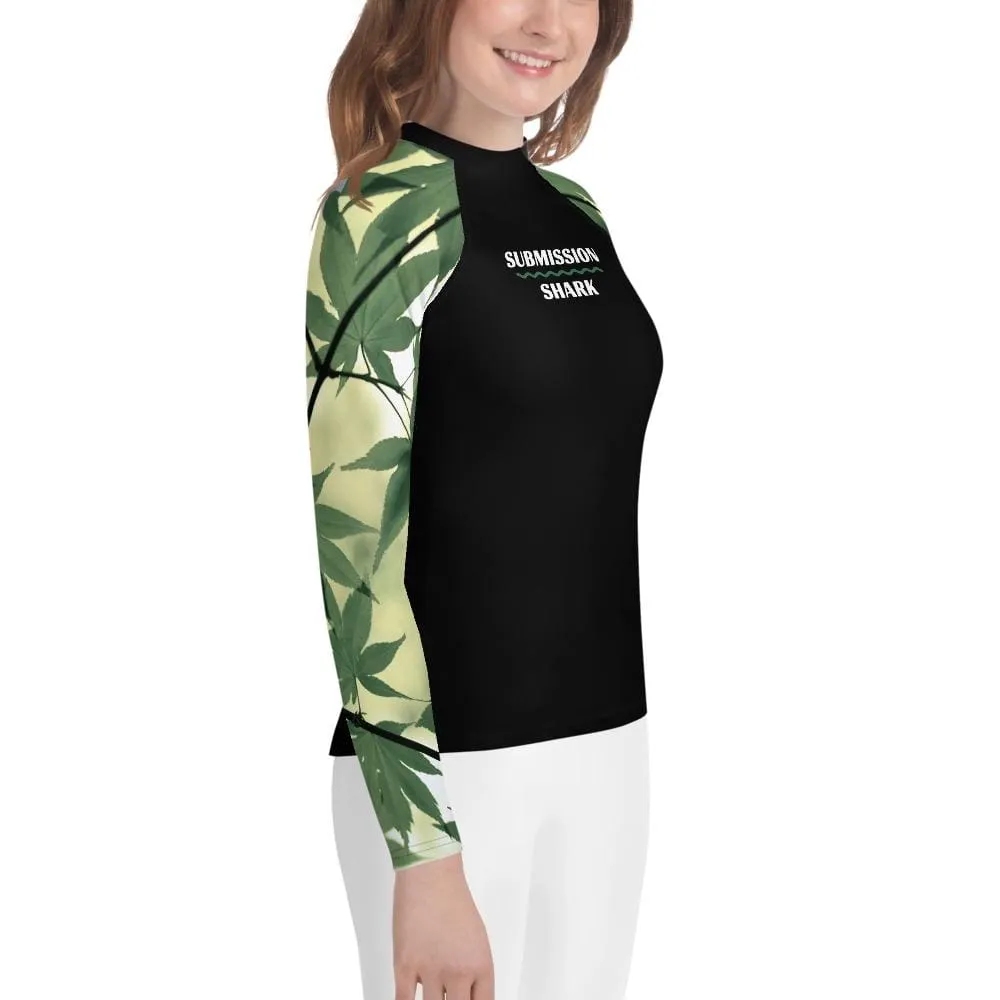Green Leaf ~ Youth Rash Guard