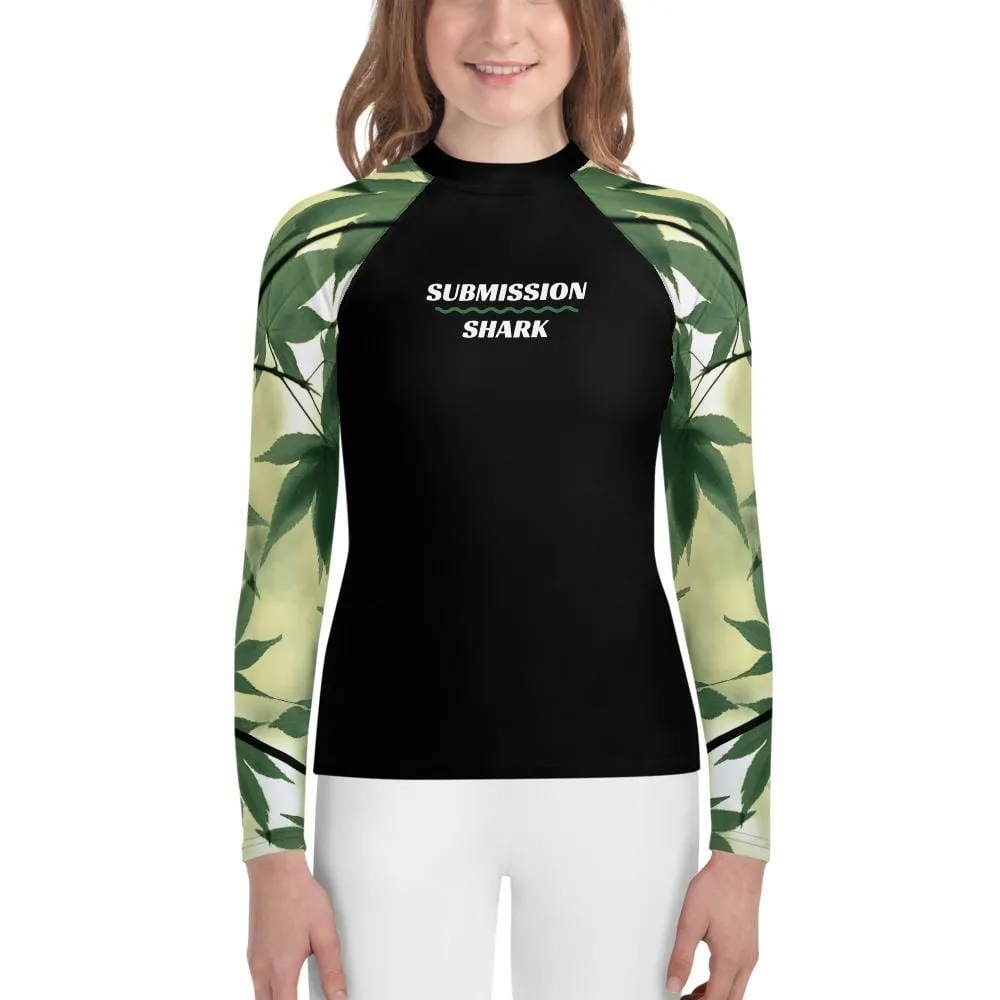 Green Leaf ~ Youth Rash Guard