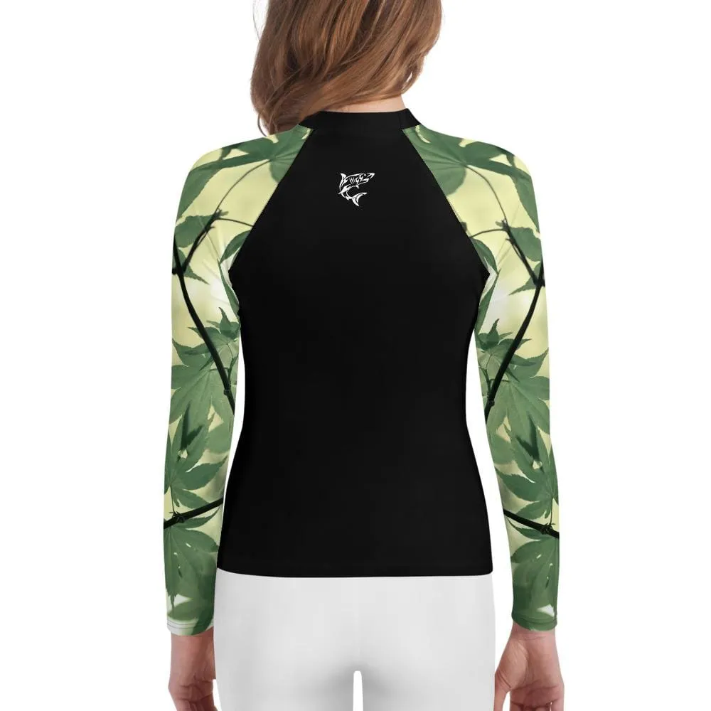 Green Leaf ~ Youth Rash Guard
