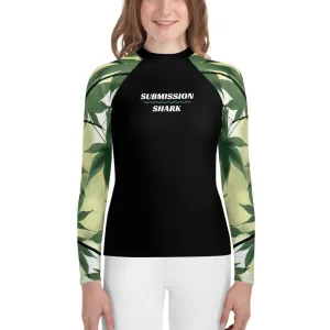 Green Leaf ~ Youth Rash Guard