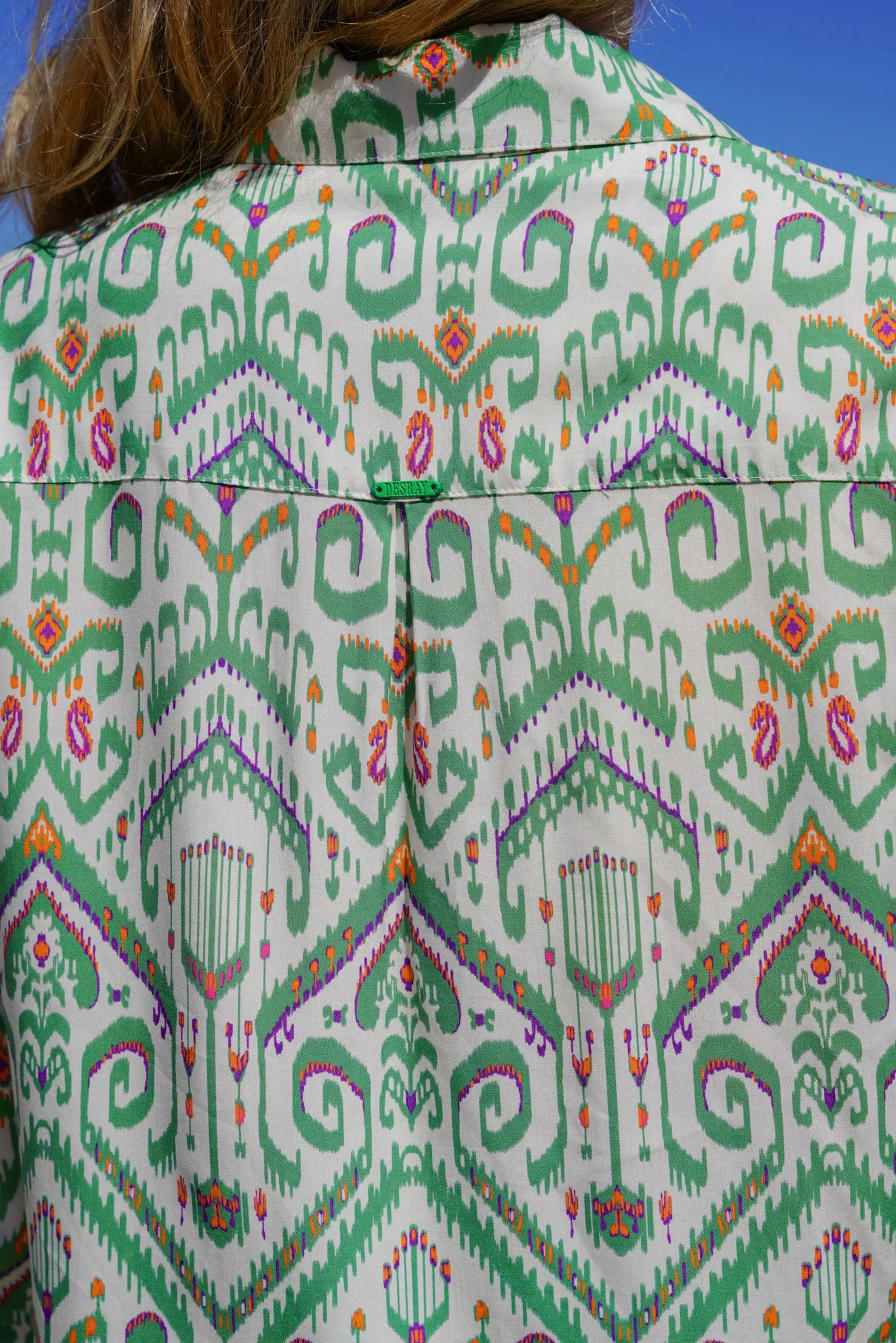 Green Print Jan Shirt