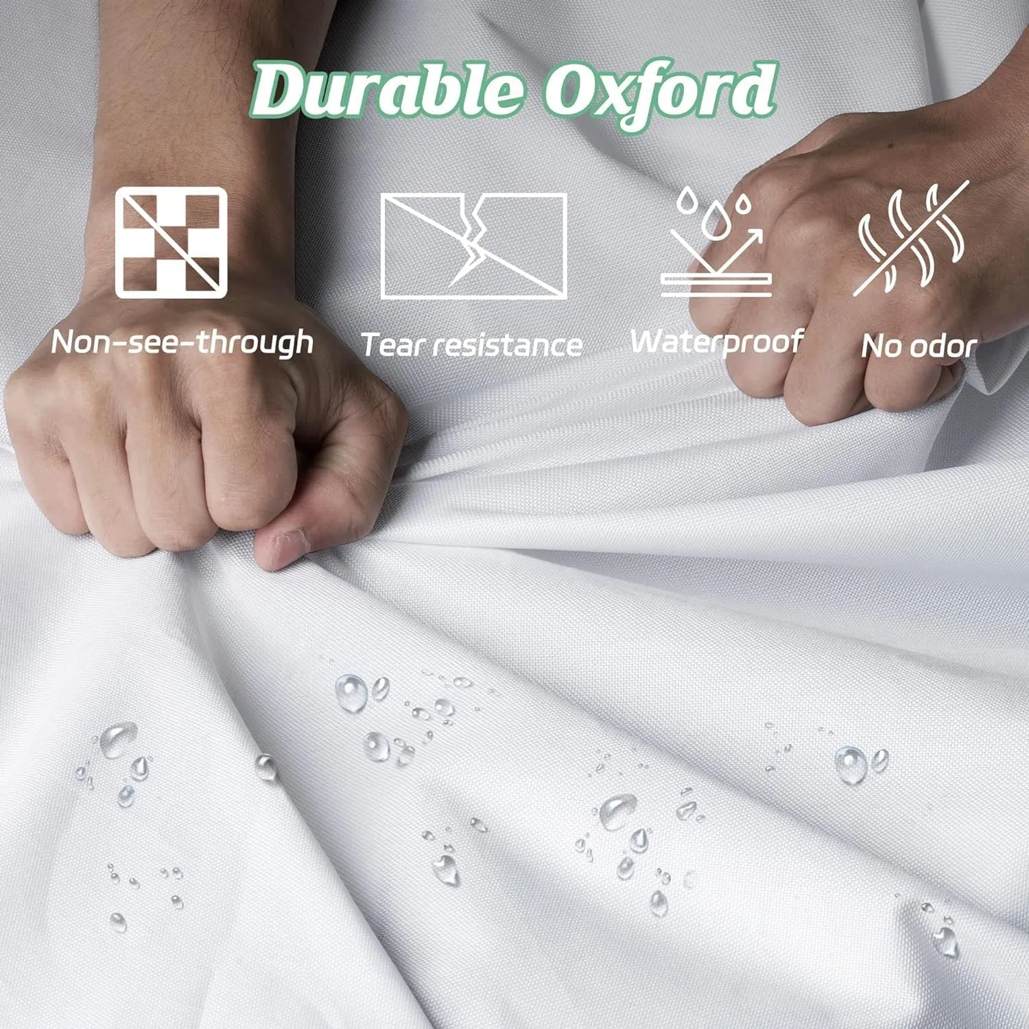 Habrur Clothes Cover 2pcs 70"" Wedding Dress Garment Bag With Tote Bag 8'' Gusseted Dress Bags 4 Pockets Suit Bags, 58.4*20.3*177.8cm, White