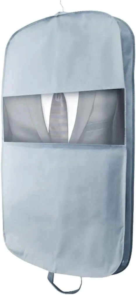 Habrur Clothes Cover 5 Pack 39" Garment Bag Suit Bags Storage Travel Suit Cover Bags with Zipper Suit Bags (Color : Blue, Size : 100 * 60 * 8cm)