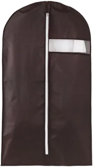 Habrur Clothes Cover 5 Pack Foldable Garment Bag Non-Woven Suit Bag with Clear Window Garment Bags Suit Bags (Color : A, Size : 58 * 88cm)