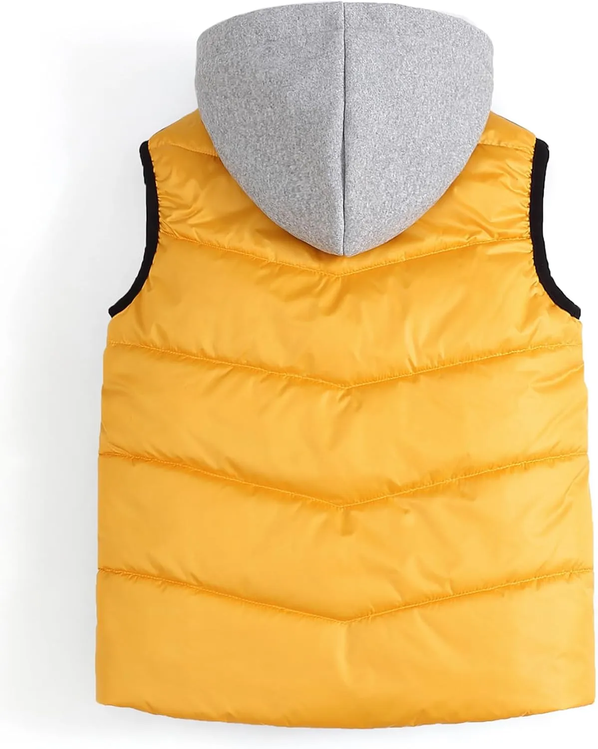Happy Cherry Girls Puffer Vest Hooded Kids Water Resistant Jacket Sleeveless Windproof Thick Outerwear Gilet