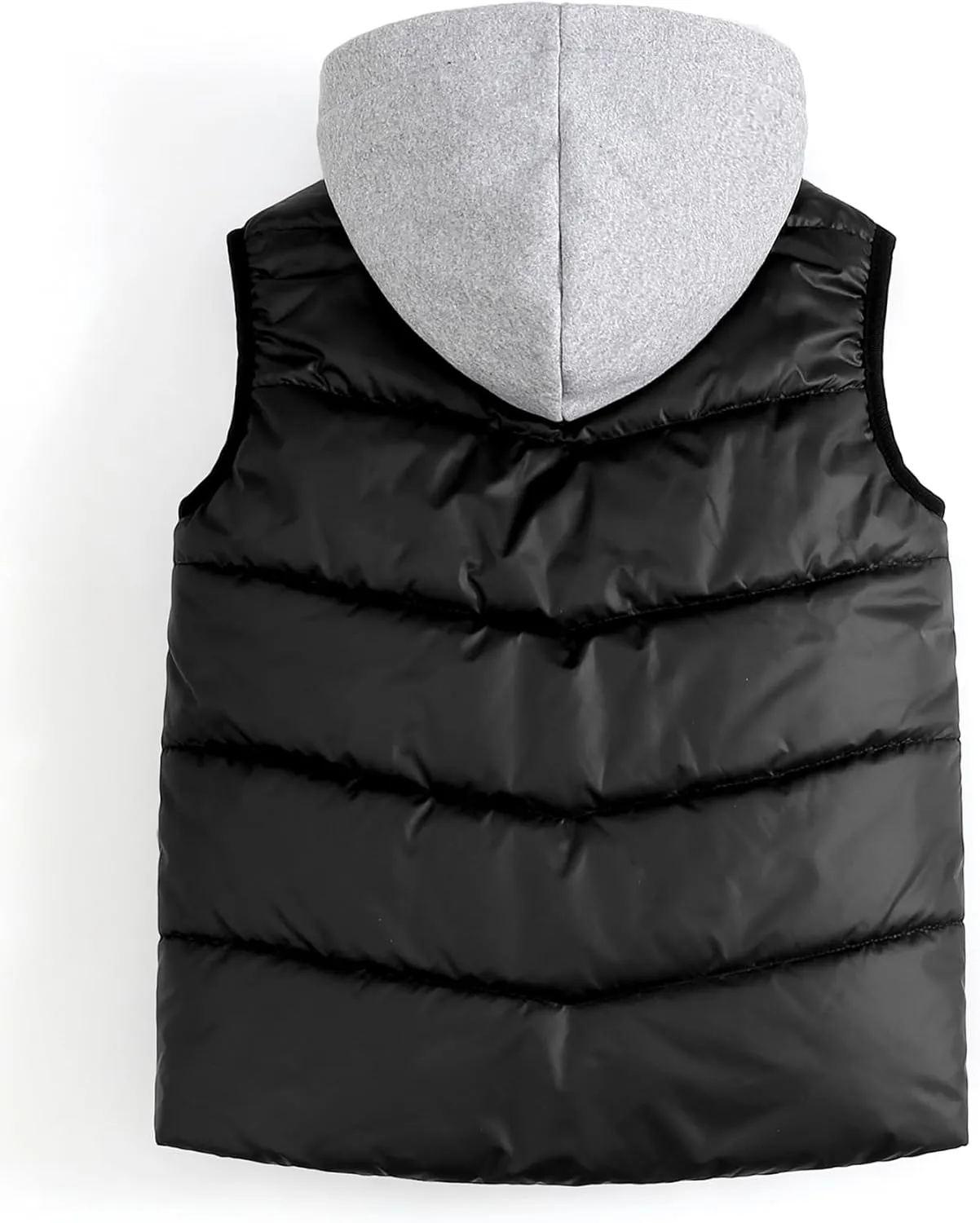 Happy Cherry Girls Puffer Vest Hooded Kids Water Resistant Jacket Sleeveless Windproof Thick Outerwear Gilet