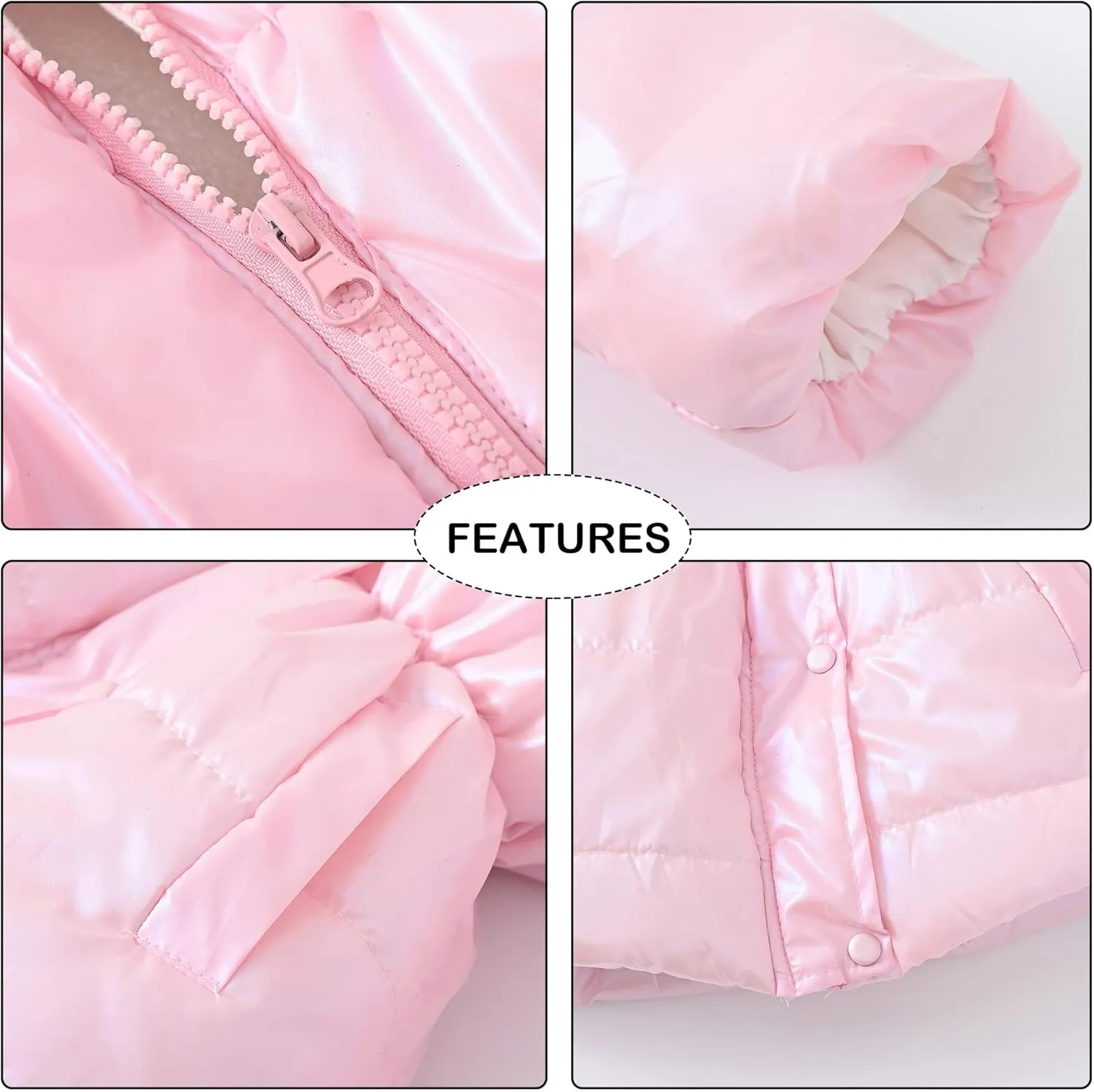 Happy Cherry Toddler Girls Winter Coats Clothes Warm Outwear Jacket Thick Windproof Parka Hooded