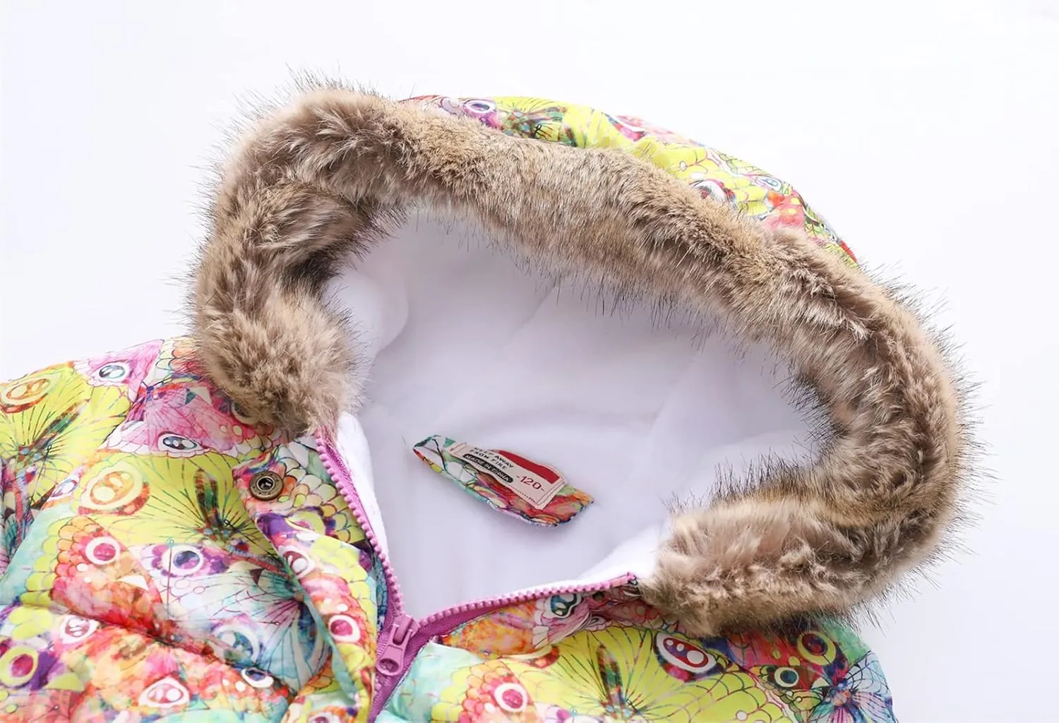 Happy Cherry Toddler Girls Winter Coats Clothes Warm Outwear Jacket Thick Windproof Parka Hooded