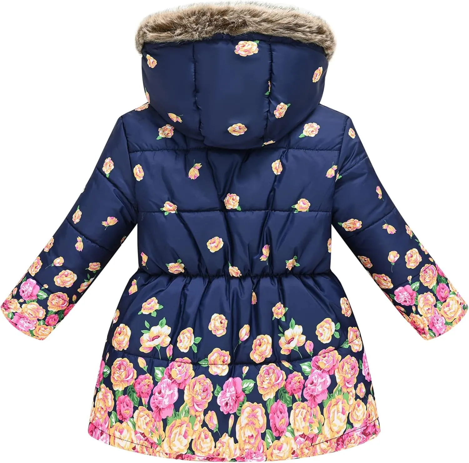 Happy Cherry Toddler Girls Winter Coats Clothes Warm Outwear Jacket Thick Windproof Parka Hooded