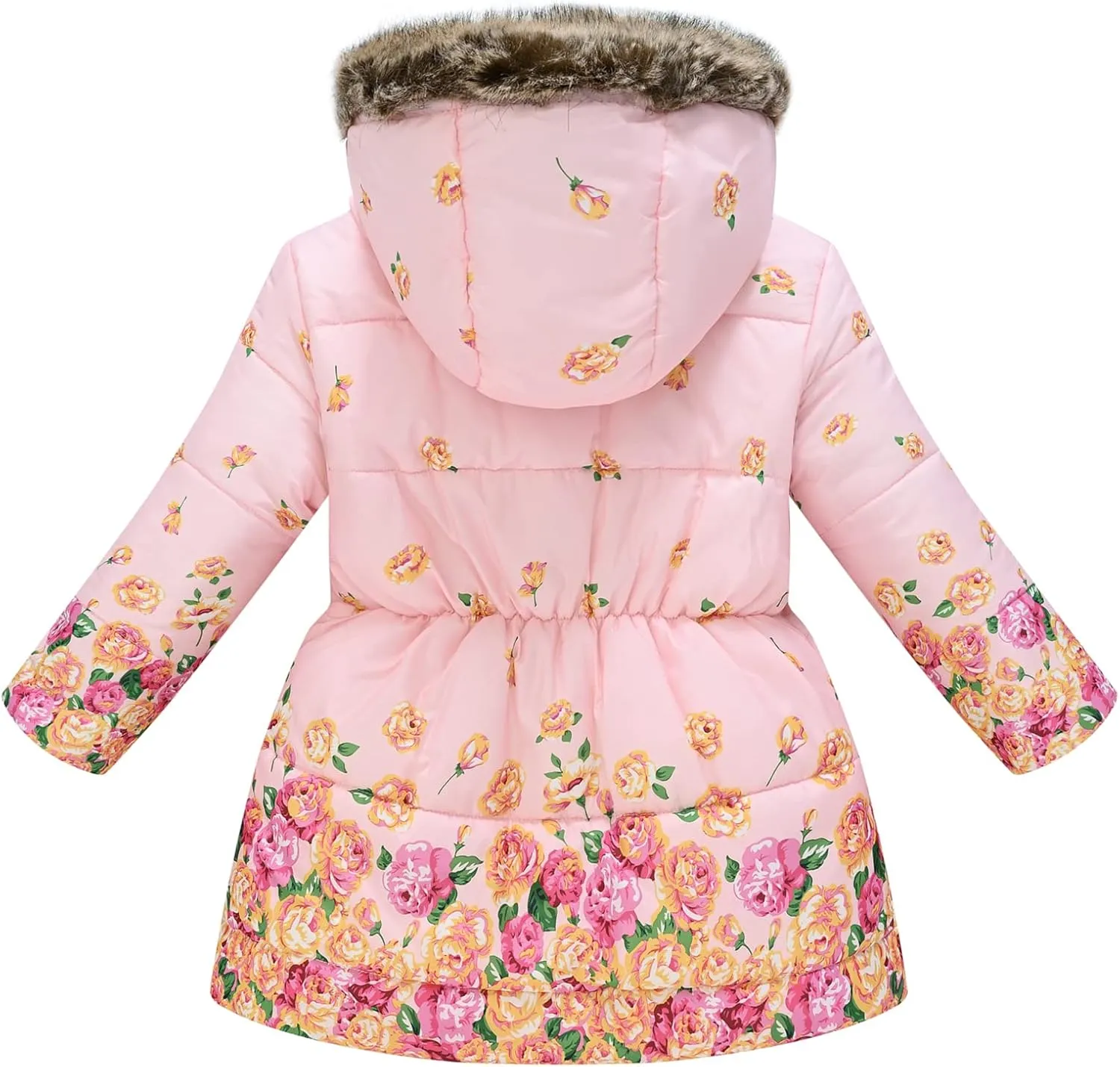 Happy Cherry Toddler Girls Winter Coats Clothes Warm Outwear Jacket Thick Windproof Parka Hooded