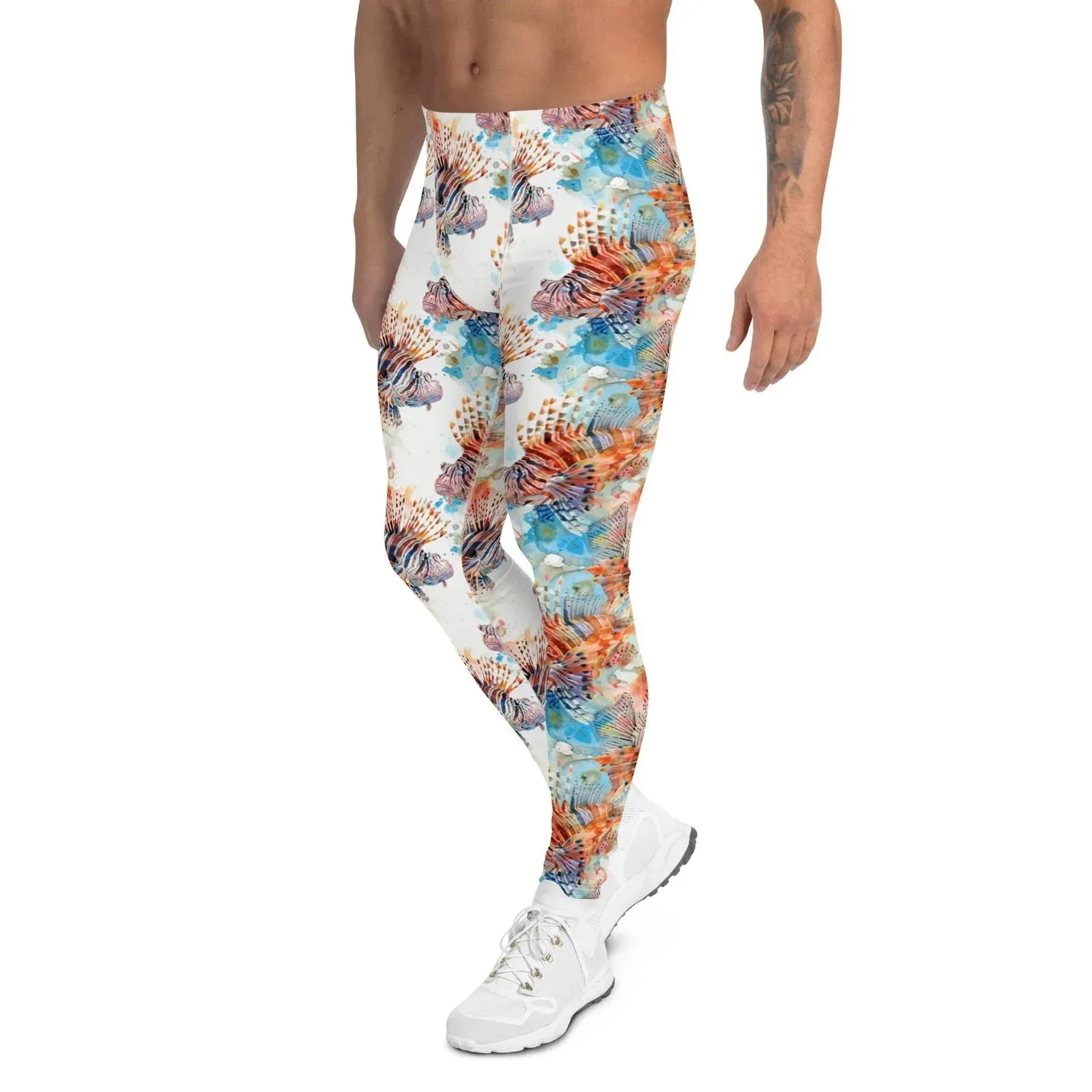 Invasive Lionfish Men's Swim Leggings