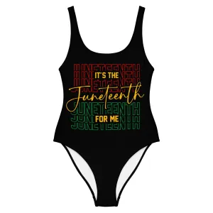 It's the Juneteenth - One-Piece Swimsuit