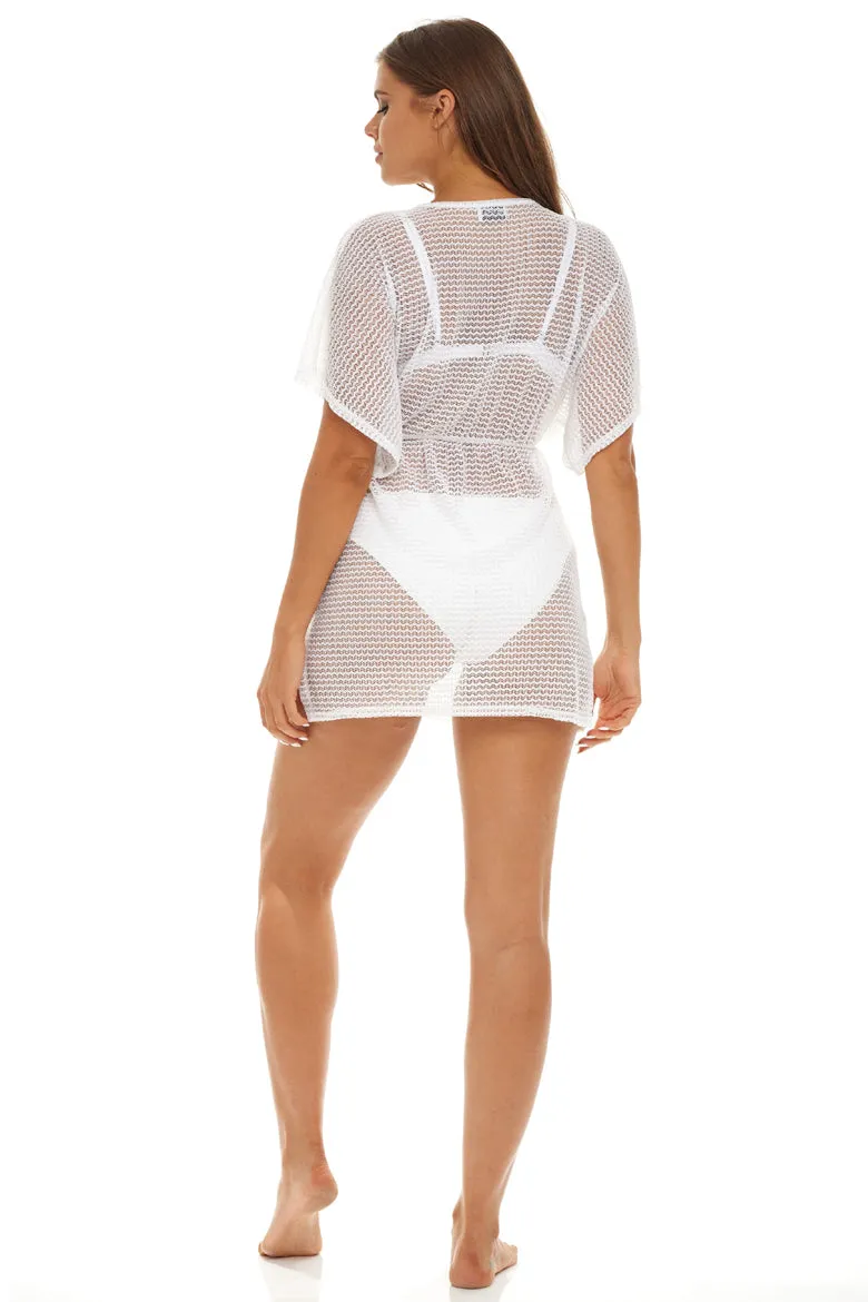 Jordan Taylor Beachwear New Ac Short Sleeve Cover Up