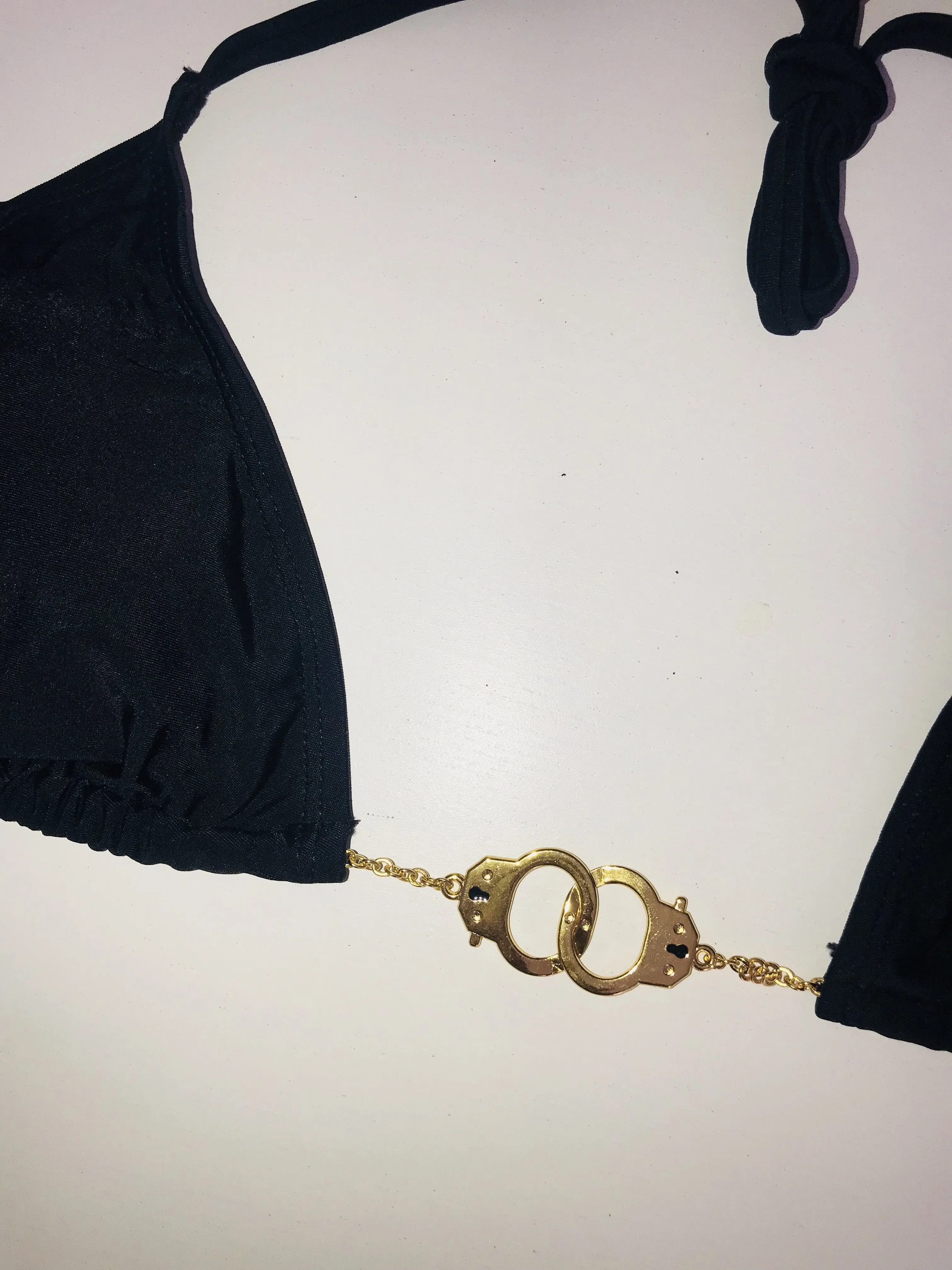Lady Danger Black handcuff bikini
