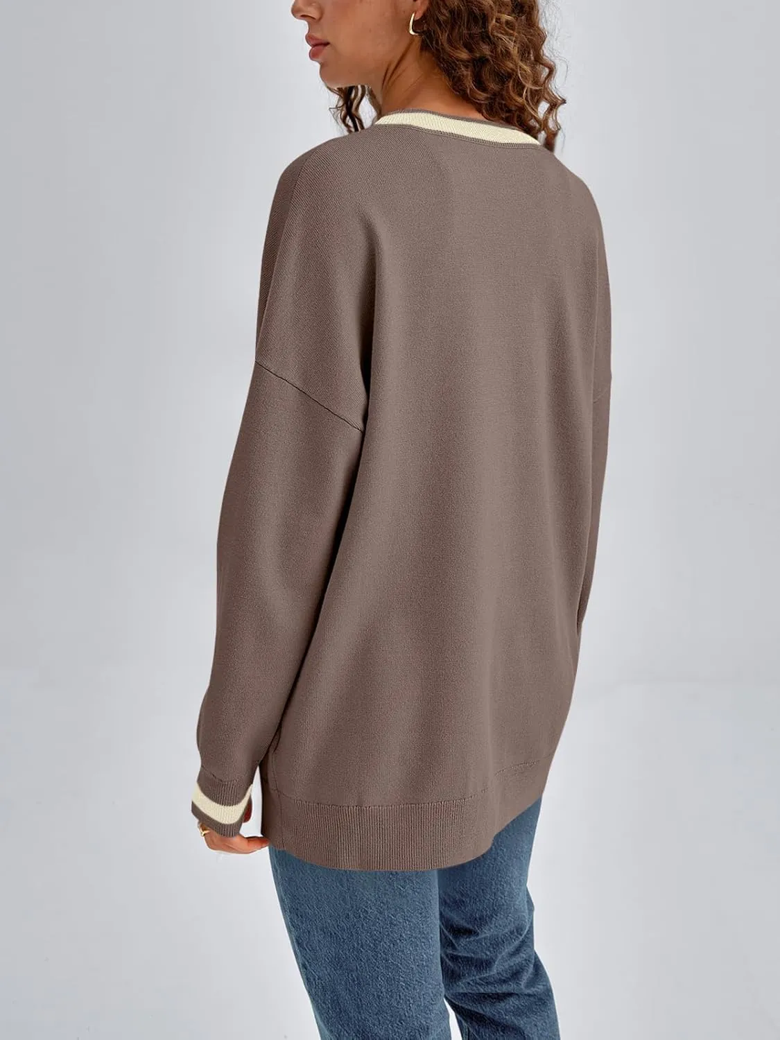 LILLUSORY Womens Cardigans Sweaters Fall Jackets Clothes Fashion Outfits 2024 Oversized Lightweight Long Sleeve Tops